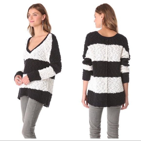 Free People Stripe Songbird Pullover - Picture 4 of 9